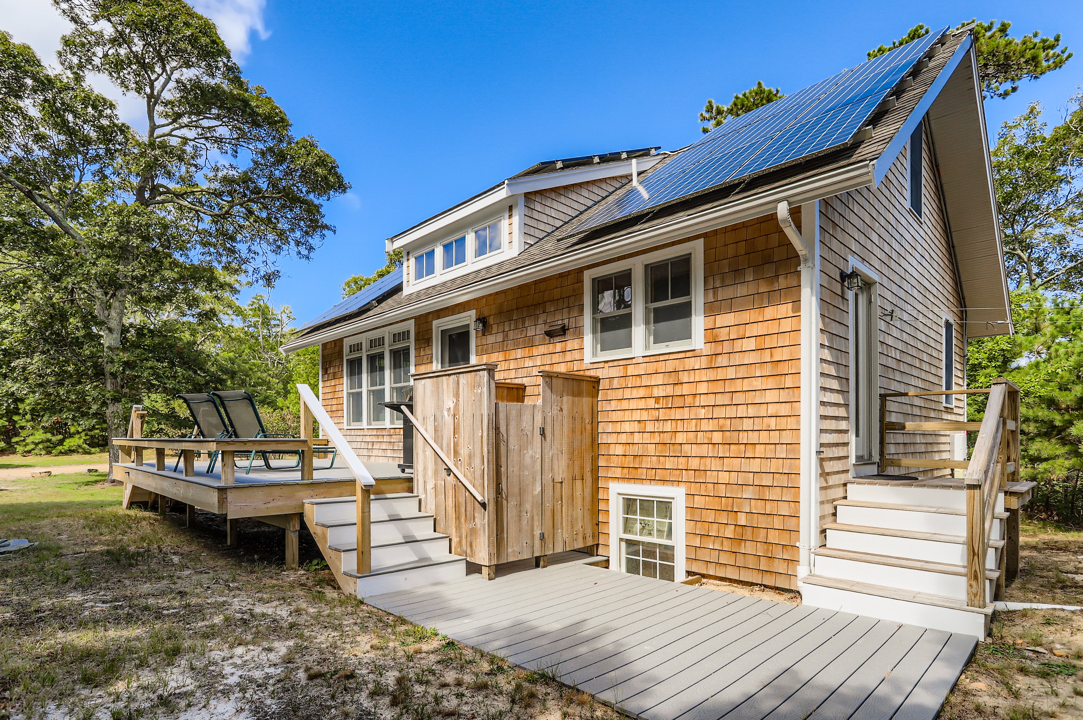Solar Panels Vineyard Home
