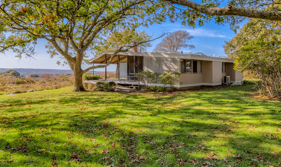 marthas vineyard mid century summer home.